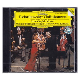 【原装进口】穆特 卡拉扬 柴可夫斯基D大调小提琴协奏曲 CD唱片