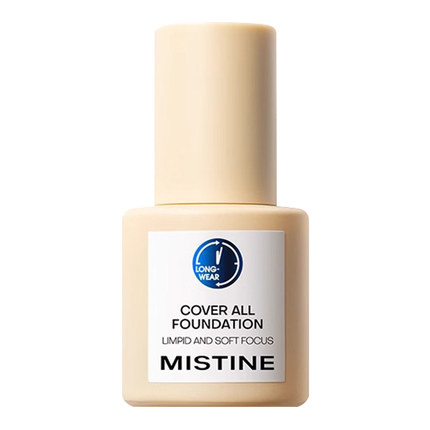 Mistine蜜丝婷小蓝盾粉底液遮瑕不脱妆持久干混油皮女蜜思婷正品