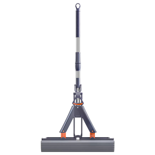 干湿两用免手洗海绵拖把家用一拖2026新款净吸水对折式胶棉墩布