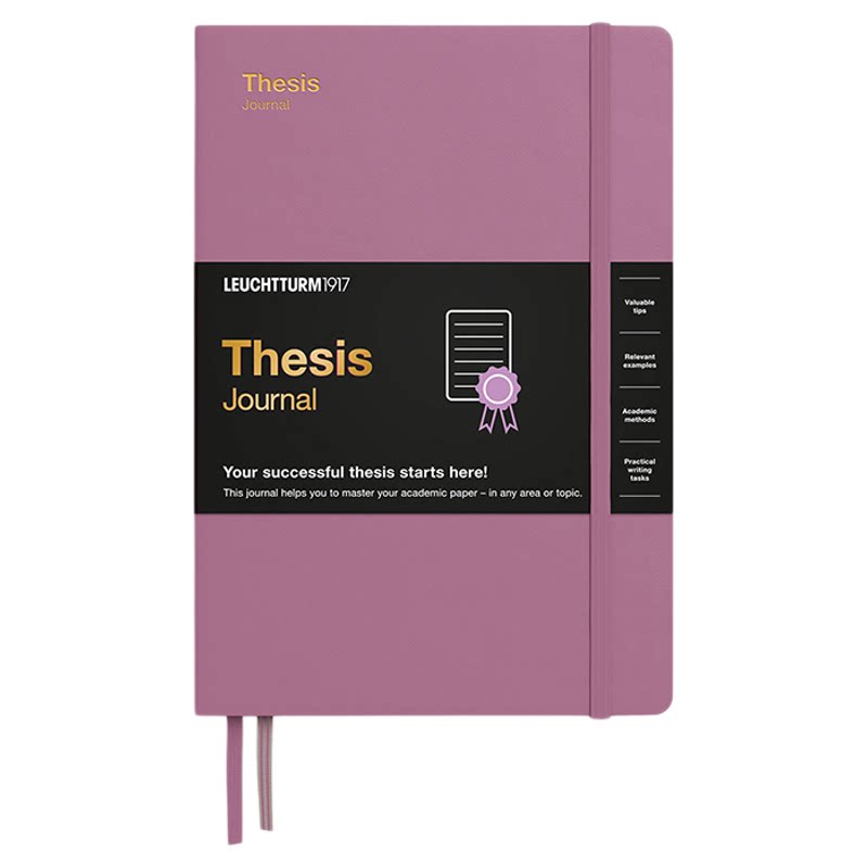 德国灯塔LEUCHTTURM1917论文写作指南笔记本中开硬面A5学术记事本