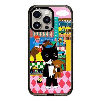 CASETiFiY奶牛小黑猫咪牛牛派对苹果17pro适用iPhone16promax磁吸15plus手机壳14明星同款13潮流华强北平替女