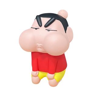 【BLEACH潮玩】蜡笔小新小白生气可爱家居动漫周边摆件大手办公仔