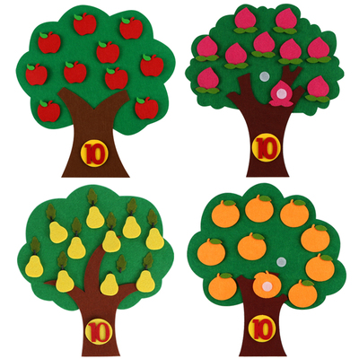 幼儿园小中班蒙氏数字配对玩教具