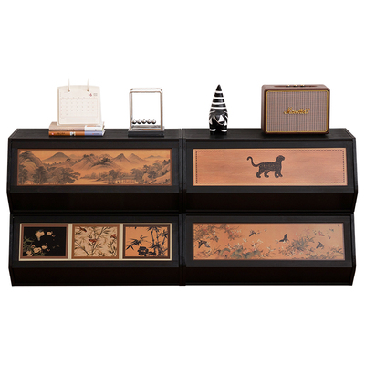 收纳柜子置物家用桌下零食客厅