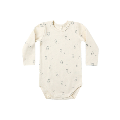Quincy Mae新生儿包屁衣长袖幼儿打底连体宝宝哈衣爬服家居服2件