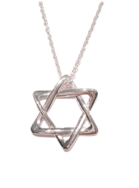 六芒星项链大卫之星吊坠