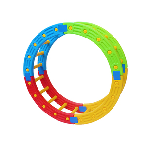 儿童感统训练器材四分之一圆平衡板早教体能平衡圆宝宝攀爬独木桥