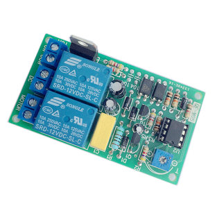 正反转控制模块直流电机超时停止12V24V10A延时定时自动往复循环