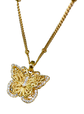 【蝴蝶项链】送女友生日礼物