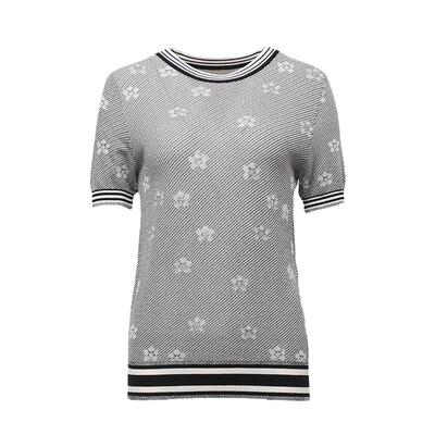 2024年夏季新款女短袖上衣圆领