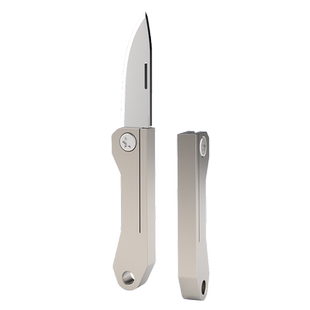 钛合金迷你折叠小刀快递刀随身EDC钥匙扣防身挂件开信封便携小刀