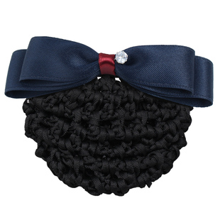 发网女盘头发护士头花银行空姐上班网兜职业头饰发饰高级2025新款