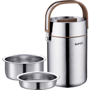 苏泊尔保温饭盒24小时超长提桶不锈钢小学生专用上班族带饭菜神器