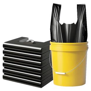 大垃圾袋大号家用加厚手提式商用餐饮厨房20升30l40L水桶塑料袋