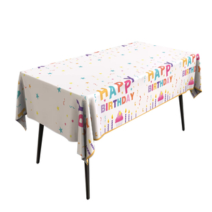 周岁生日蛋糕一次性印花桌布防水防油儿童男女孩卡通主题派对布置