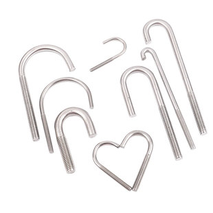 不锈钢吊钩螺丝 带挂钩螺栓 吊环 羊眼钩子螺丝 挂钩螺丝羊眼钩J