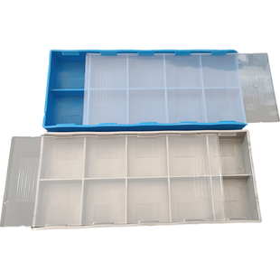 新品加大十格单推盒子 数控刀片包装盒刀粒盒硬质合金刀具盒 通用