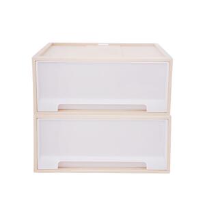 88VIP：85.85元包邮   禧天龙 抽屉式收纳箱 43.5*45*39cm （2只）