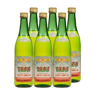 竹叶青酒山西杏花村汾酒传承竹45度500ml*6瓶复古版整箱发货