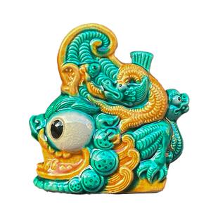琉璃鸱吻太原晋祠圣母殿山西古建筑摆件装饰品书房办公室桌面礼品