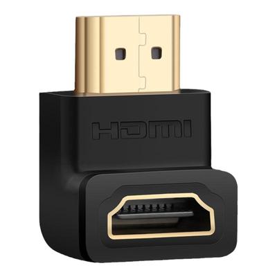 2.0绿联HDMI公对母90度弯转接头