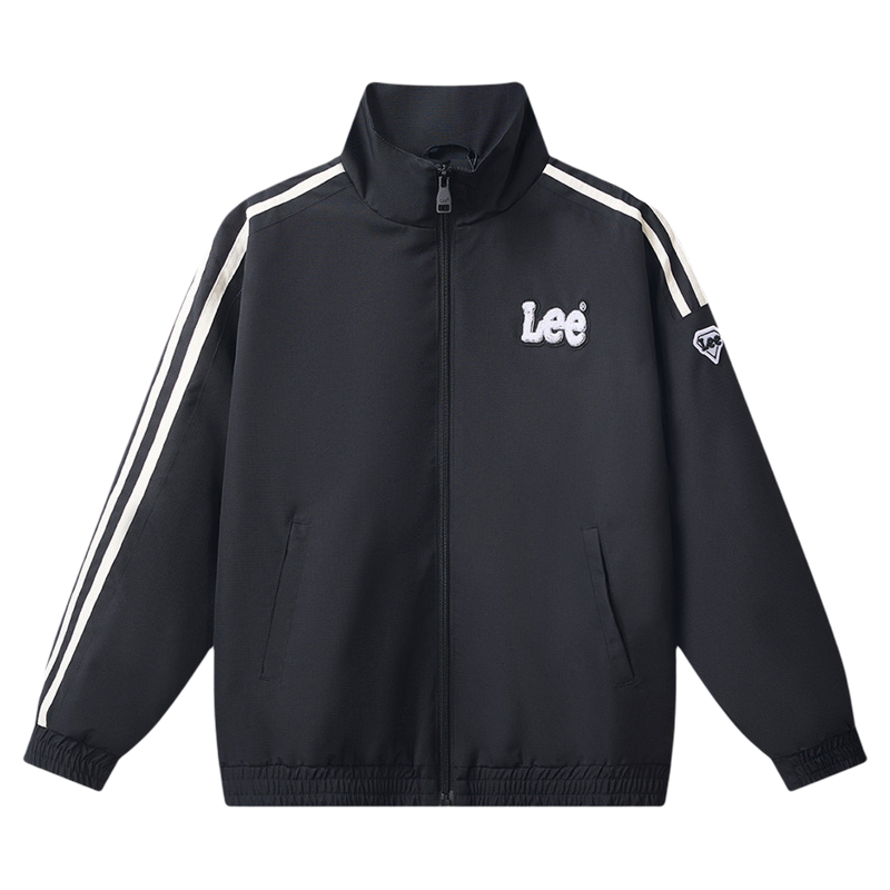 Leekids秋冬男女童立领梭织夹克
