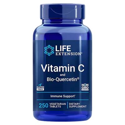 LifeExtension维C片槲皮素250粒