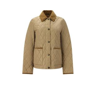 【自营】BURBERRY/博柏利女士修身版薄款棉服夹棉夹克外套8107511
