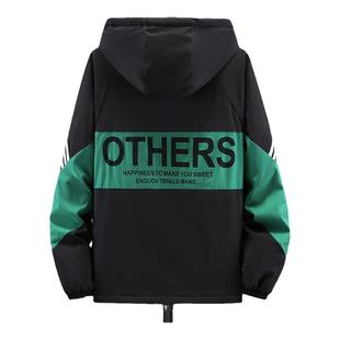 二棉外套男青少年薄棉衣学生棉服初中生加棉休闲男孩大童棉袄冬装