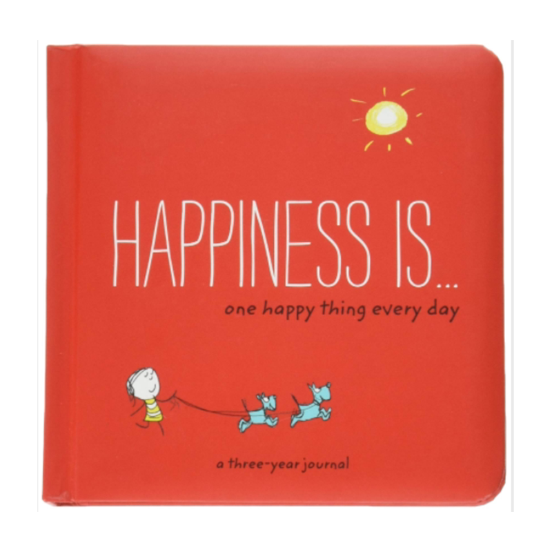 幸福 每天一件快乐的事 三年的日记 英文原版 Happiness Is One Happy Thing Every Day: A Three Year Journal 笔记本 英语书籍