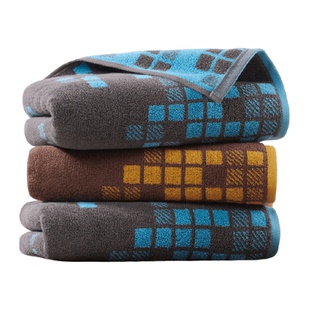 洁玉纯棉便携洗澡加长毛巾小号浴巾40*95cm全棉男士游泳柔软吸水