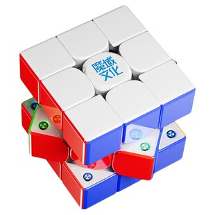 v11魔方威龙三阶磁力版魔域文化小学生比赛专用磁悬浮高级竞速3阶