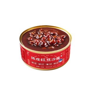 曾子山陈皮红豆沙开罐即食红豆羹早餐粥罐头免煮代餐食品