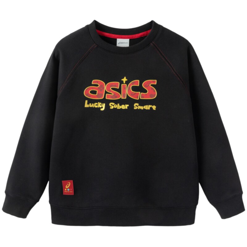 【双11预售】】Asics/亚瑟士童装春季新款圆领卫衣亲肤内搭T恤
