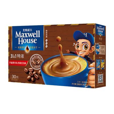 麦斯威尔咖啡13g*100条盒装冲饮
