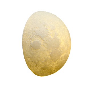 月球壁灯半球户外墙壁灯庭院门牌防水创意包豪斯太阳能半圆月亮灯