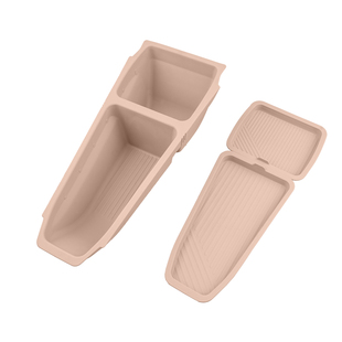 比亚迪海鸥中控下TPE双层储物盒收纳盒置物改装汽车收纳内饰用品