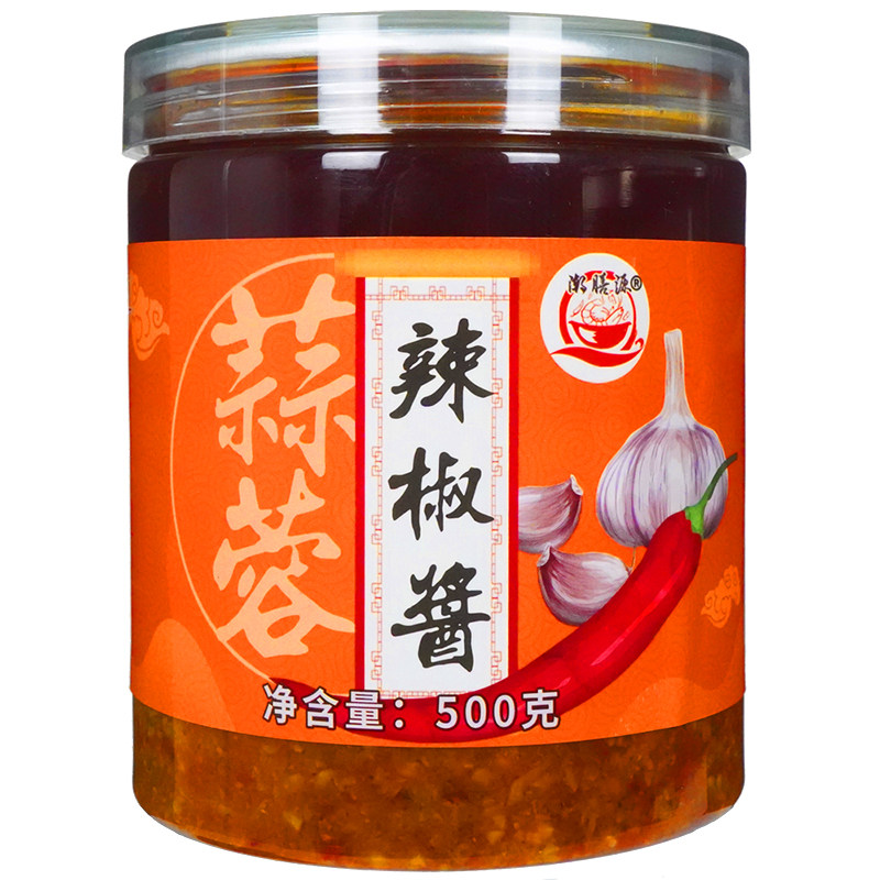 潮膳源蒜蓉辣椒酱料潮汕特产500g