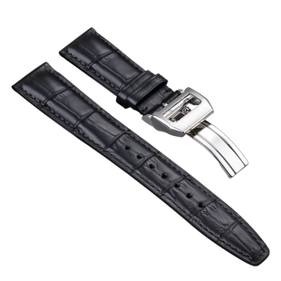 适配IWC万国真皮加长表带原装葡萄牙7葡计葡七柏涛菲诺飞行员表带