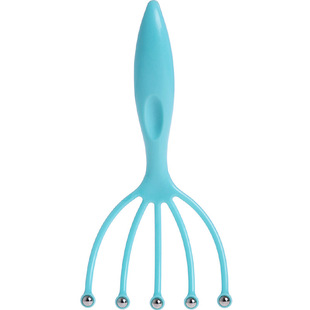 五爪头部按摩器钢珠头顶抓痒器手动抓头挠头发头皮滚珠按摩神器