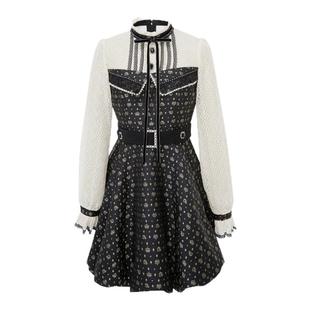 LULUALWAYS我爱露露新款宫廷风浪漫花苞裙短款连衣裙