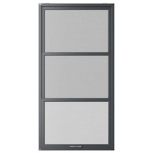 系统窗外开窗专用金刚网纱窗免打孔断桥铝窗户改造换纱窗上下推拉