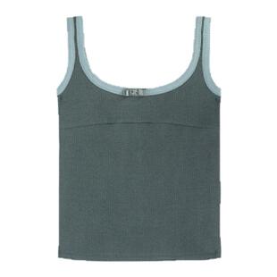 ETHOR 25早春新品 设计师品牌 蝴蝶结螺纹背心 SOLSOL买手店