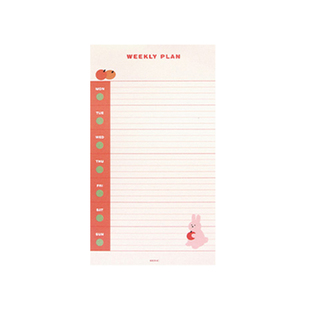 韩国文具iconic创意可爱卡通便签本备忘本夹板便条写字硬面小垫板