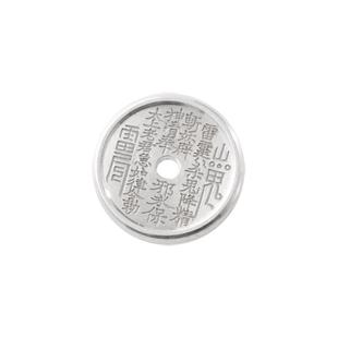 琢匠山鬼花钱银隔片配件手串配饰国风文玩散珠道系饰品diy银垫片