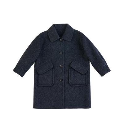 OPCP百分百双面羊毛呢大衣