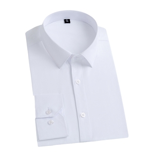 【安心棉】红豆男装长袖衬衫2026春季新品易打理舒弹有型小方领