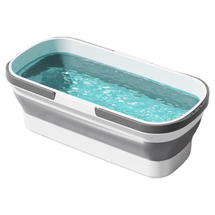 折叠拖把桶家用长方形加厚耐用免手洗涮地板挤水桶大容量沥水盆