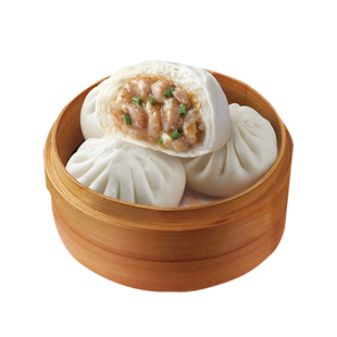 大笑包子早餐加热即食叉烧包奶黄包流沙包豆沙包馒头广式速冻包点