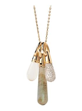 pdpaola男女玛瑙DIY吊坠